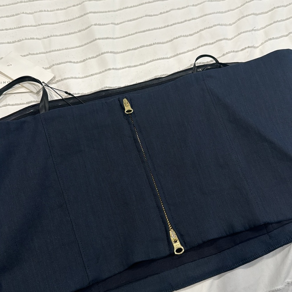 Veronica Beard Ziene Strapless Button Top in Navy *NWT* - Picture 8 of 8